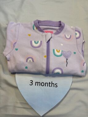 ⭐️Tuffy Baby Purple Rainbow Onesie/sleeper